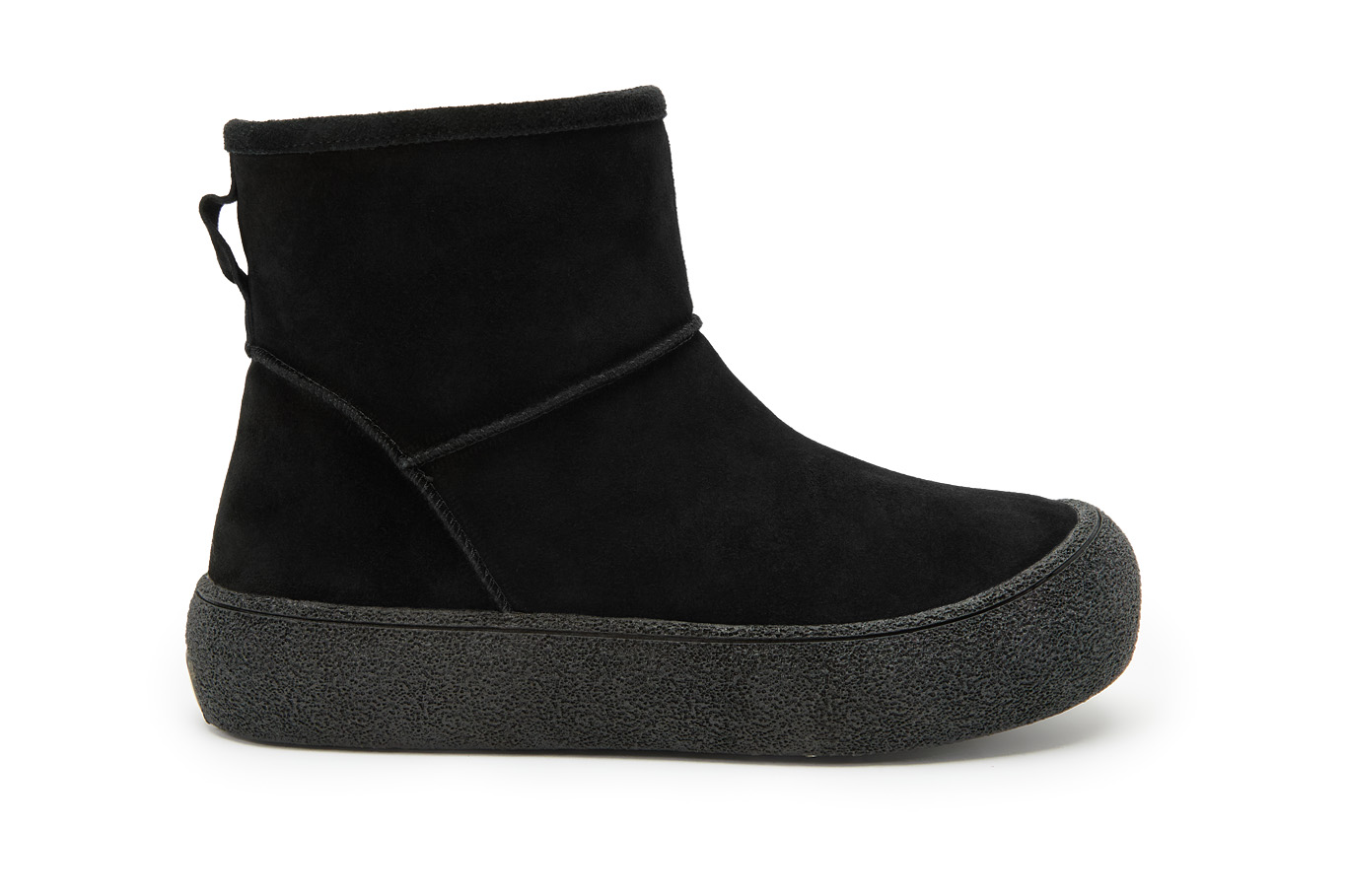 полусапоги 30289AW-0701 черный замша, фото 1